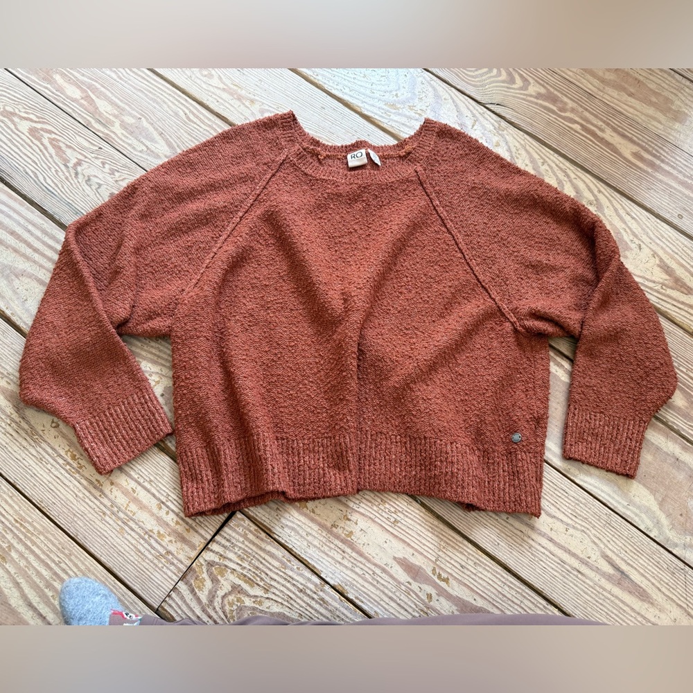 Roxy "Early Morning" crew neck sweater size s